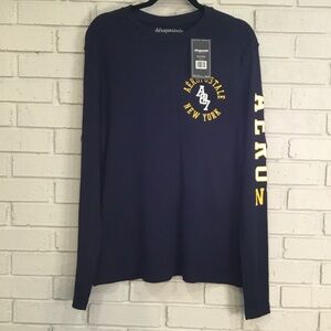 Aeropostale Hensley Long Sleeve Jersey.  Color Blue Crest Size M NWT